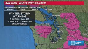 Seattle weather blizzard warnings bring heavy snow and wind