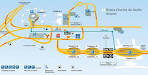 Paris airport map - CDG - Orly and Beauvais - all