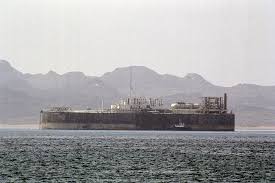 Oil tankers navigating through the Strait of Hormuz