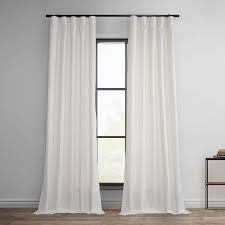 Amazon.com: HPD Half Price Drapes Dobby Linen Light Filtering Curtains for Bedroom 50 X 108 (1 Panel), Rod Pocket Curtains for Living Room Home Decor, Bright White : Tools & Home Improvement