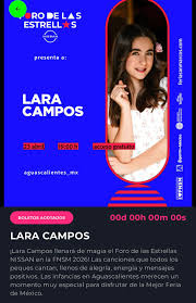 ⭐️ #AlMomento | EN UN SEGUNDO SE AGOTARON LOS BOLETOS PARA LARA CAMPOS ¿Conseguiste tus códigos Qr? Cuéntanos en comentarios 👇