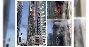 Viral video: 67-storey Dubai Marina Tower catches fire ...