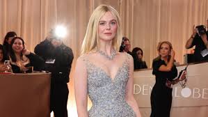 Elle Fanning's Dress Is Practically Painted On at the 2026 Golden Globes