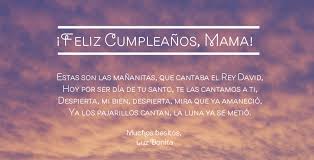 Happy Birthday Mom Poems From Daughter In Spanish | Total Music via Relatably.com