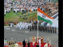 Image result for independence day flag hoisting by prime minister