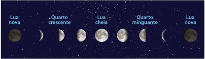 Resultado de imagem para imagens da lua nova e crescente
