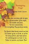 Thanksgiving poem prayer