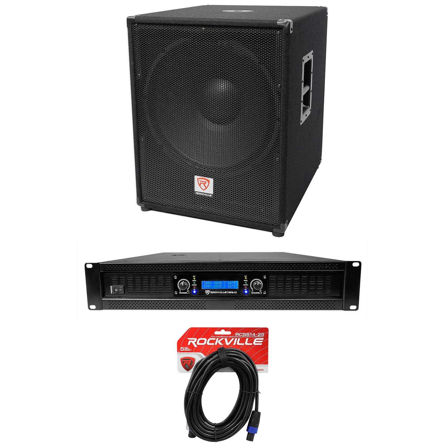 Rockville Pbg18 18" Passive 8 Ohm Pro Audio Subwoofer