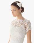 Lace top for wedding dress