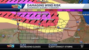 Severe Storms Threaten Iowa with Damaging Winds and Heavy Rain