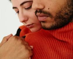 Image of emotional vulnerability strength human connection authentic expression empathetic embrace photo