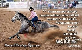 Barrel Racing Quotes. QuotesGram via Relatably.com