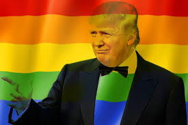 Résultat de recherche d'images pour "trump lgbt flag"