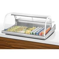 Vitrine réfrigérée de comptoir à poisson Polar Série G 255L ...