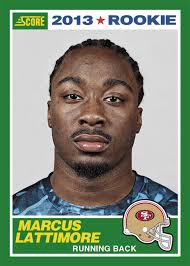 Panini America at the NFL Draft: 2013 Score Rookie Cards in Real Time (Day 3 Gallery) » 2013 Score Marcus Lattimore. 2013 Score Marcus Lattimore - 2013-score-marcus-lattimore