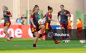Licensable picture: UEFA Women's Champions League - AS Roma v FC Barcelona