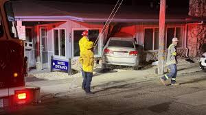Vehicle Crash at Pismo Beach Motel Injures Three