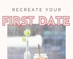 Image of couple recreating their first date