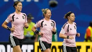 First all-American, all-female referee crew officiating Atlanta World Cup match