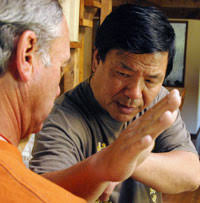 Master Henry Wang teaches regular tai chi classes for beginner, intermediate, and advanced students in several communities near Comox, British Columbia. - lund3