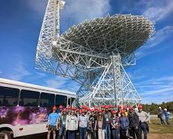 Green Bank Observatory tourists