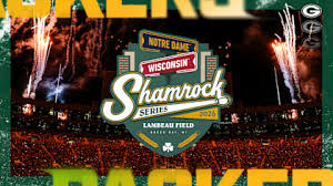 Lambeau Field preparing for Sunday's Shamrock Series matchup between Notre Dame and Wisconsin