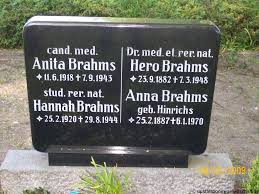 Grab von Anita Brahms (11.06.1918-07.09.1943), Friedhof Aurich-