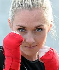 CHARITY BOXER: TV reporter Charlotte Bellis training for the Fight for Christchurch. - 6021315