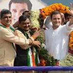 Posters showing Modi Ravana come