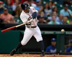 Jose Altuve battingの画像