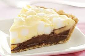 Chocolate-Hazelnut-Banana Pie Recipe - Kraft Recipes - Blissful_Banana_Pie