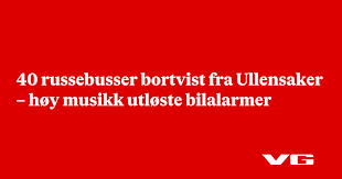 40 russebusser bortvist fra Ullensaker