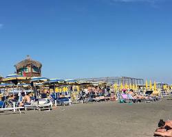 Imagen de la playa de Ostia Lido