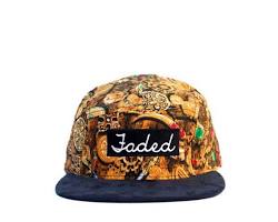 Image of Faded Royalty Cheetah Print Strapback Hat