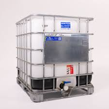 275 Gallon FDA IBC Tote, New, UN Rated, 2" Camlock Valve ...