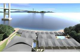 来島海峡望む新ホテル、27年度一部開業 今治市と四電ビジネスなど3社協定
