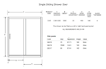 Sliding door dimensions