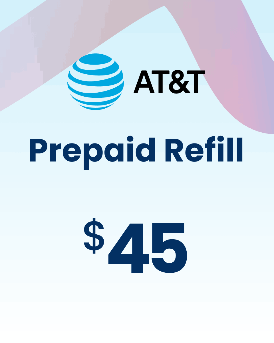 AT&T $45 Unlimited Basic Prepaid Refill – Instant & Pin-less Recharge with Teloa