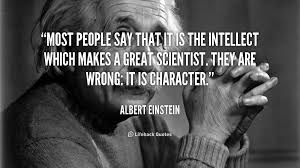 Most people say that it is the intellect which makes a great ... via Relatably.com
