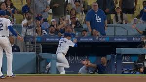 Freddie Freeman during a Los Angeles Dodgers game