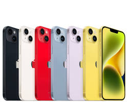 Image of iPhone 14 in all colors