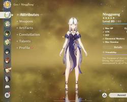 Obraz: Zhongli, Ningguang, Albedo i Bennett w Genshin Impact