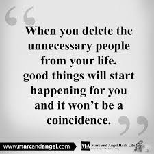 You can&#39;t live a positive life around negative people. Letting go ... via Relatably.com