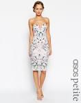 ASOS ASOS Pencil Dress with Ruffle Sleeves at ASOS