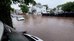 Flooding spreads in eastern New York as the heavy rain responsible shifts to New England