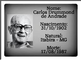 Resultado de imagem para Carlos Drummond Andrade