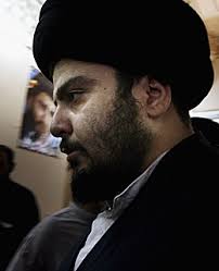 Moqtada Al-Sadr. AGE: Perhaps 33. OCCUPATION: Radical Shi&#39;ite cleric, chief of the Mahdi Army in Iraq NUMBER OF TIME COVERS: 1 [His face is on a poster held ... - al_sadr_moqtada
