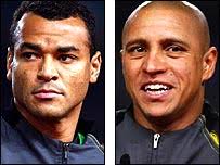 Are Cafu and Roberto Carlos past their best? - _41385559_cafu_carlos203