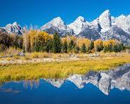 Teton Range in Yellowstone National Park