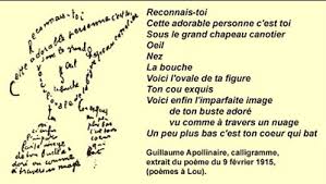 Risultati immagini per apollinaire calligrammes